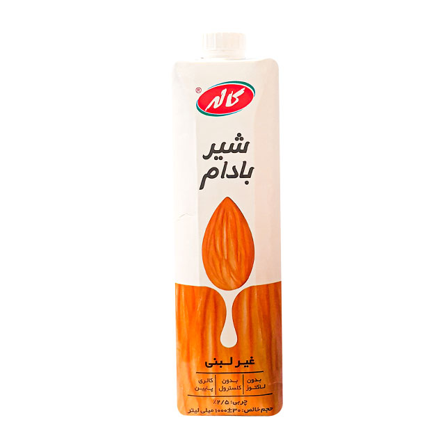شیر غیر لبنی بادام کاله 1000 میلی لیتری 