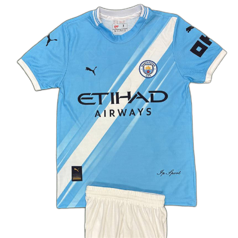 ست تی شرت و شلوارک ورزشی مردانه طرح منچسترسیتی