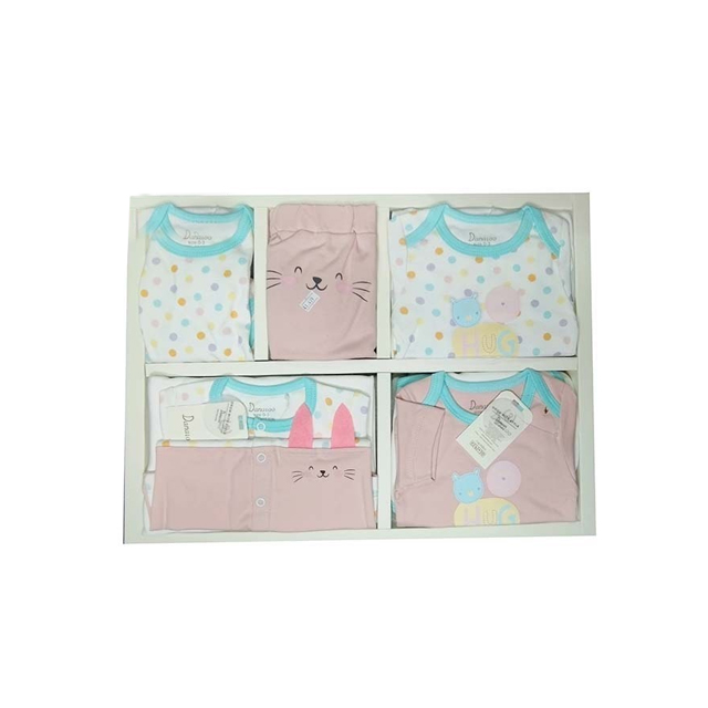 ست بیمارستانی 19 تکه نوزادی دانالو طرح دخترانه گربه