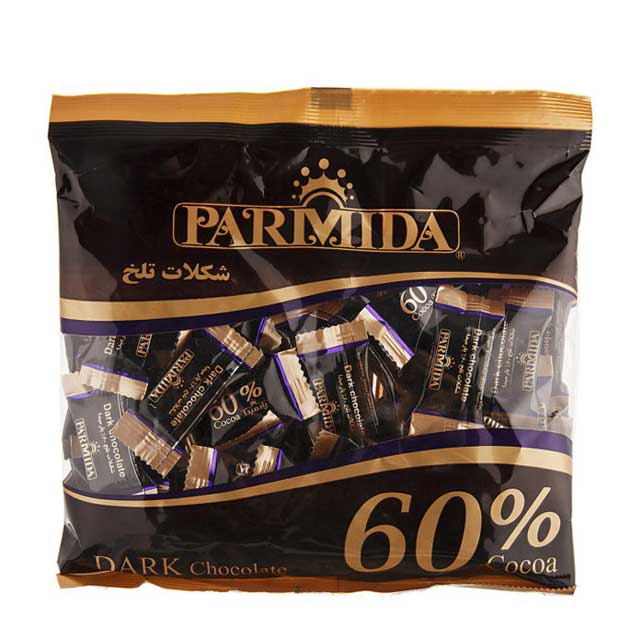 شکلات تلخ 60 درصد پارمیدا 220 گرمی