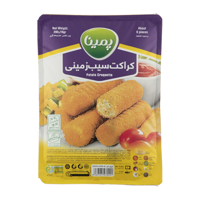 کراکت سیب زمینی پمینا کاله 390 گرمی