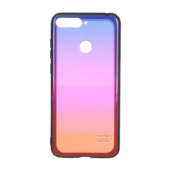 قاب XO مات دو رنگ Huawei Y6 (2018) / Y6 Prime (2018) - قرمز بنفش