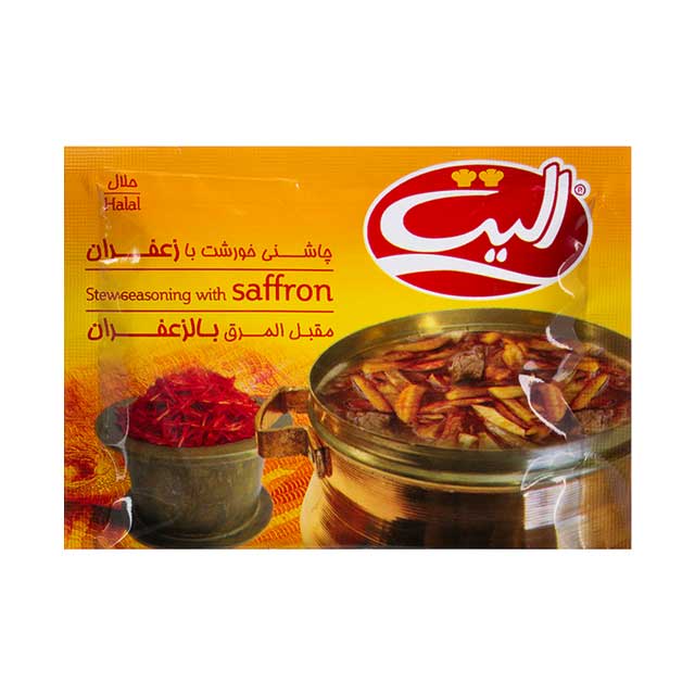 چاشنی خورشت با زعفران الیت 15 گرمی
