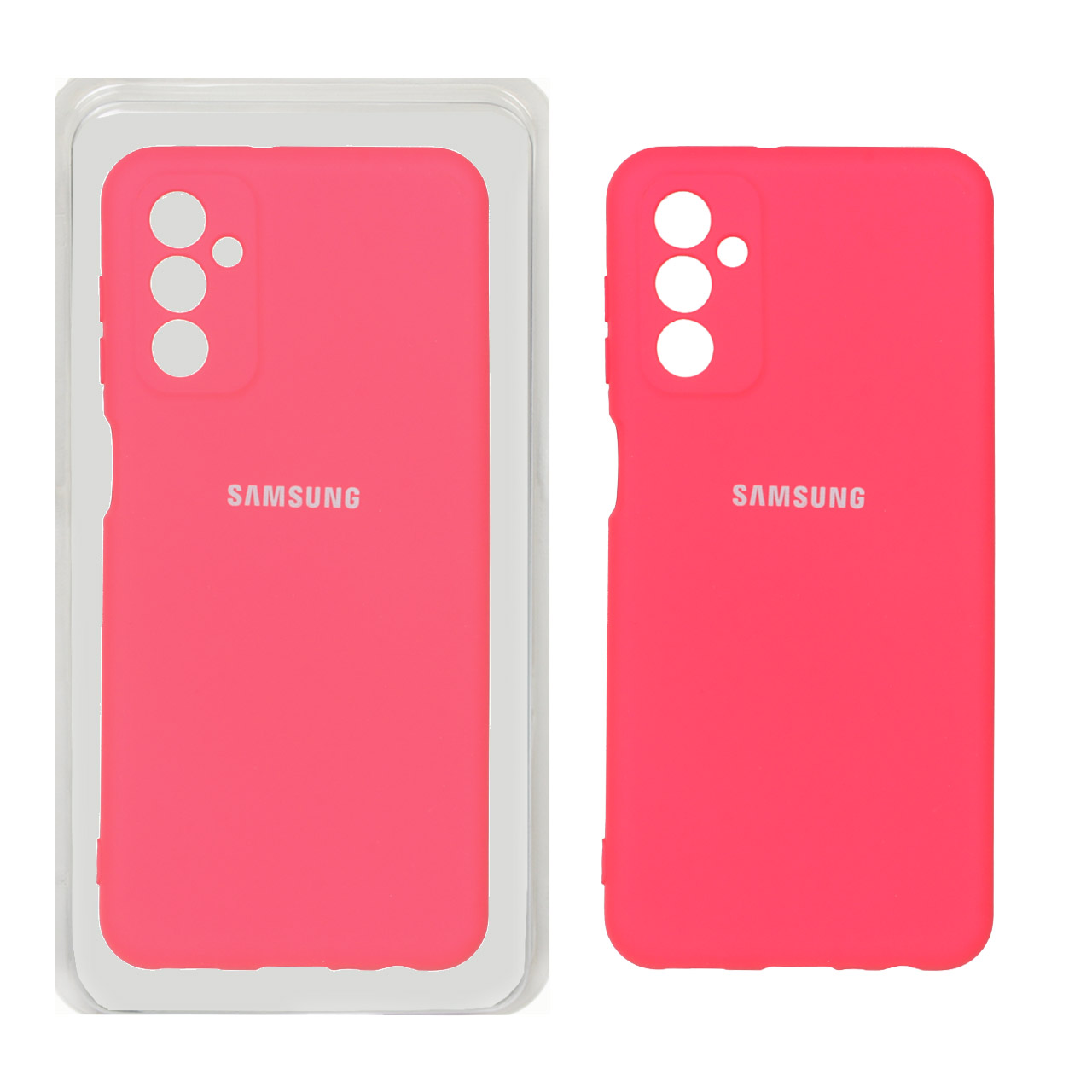 قاب سیلیکونی High Copy مدل AKB - Samsung Galaxy M23 5G / F23 - صورتی فانتزی (پک دار)