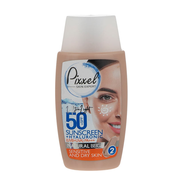 کرم ضد آفتاب پیکسل مدل Sensitive Spf 50 حجم 50 میلی لیتری