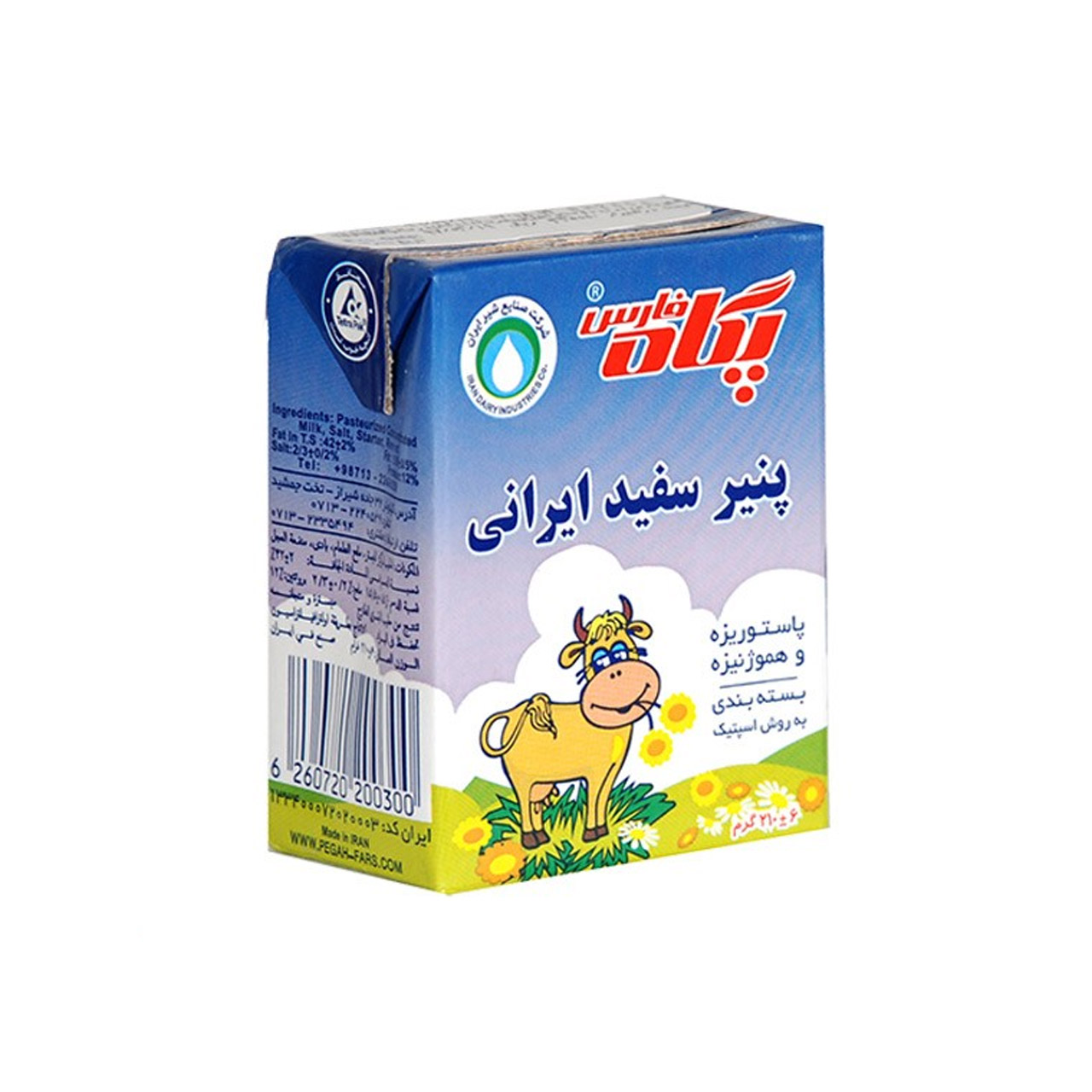 خرید اینترنتی پنیر سفید ایرانی پگاه 210 گرمی 