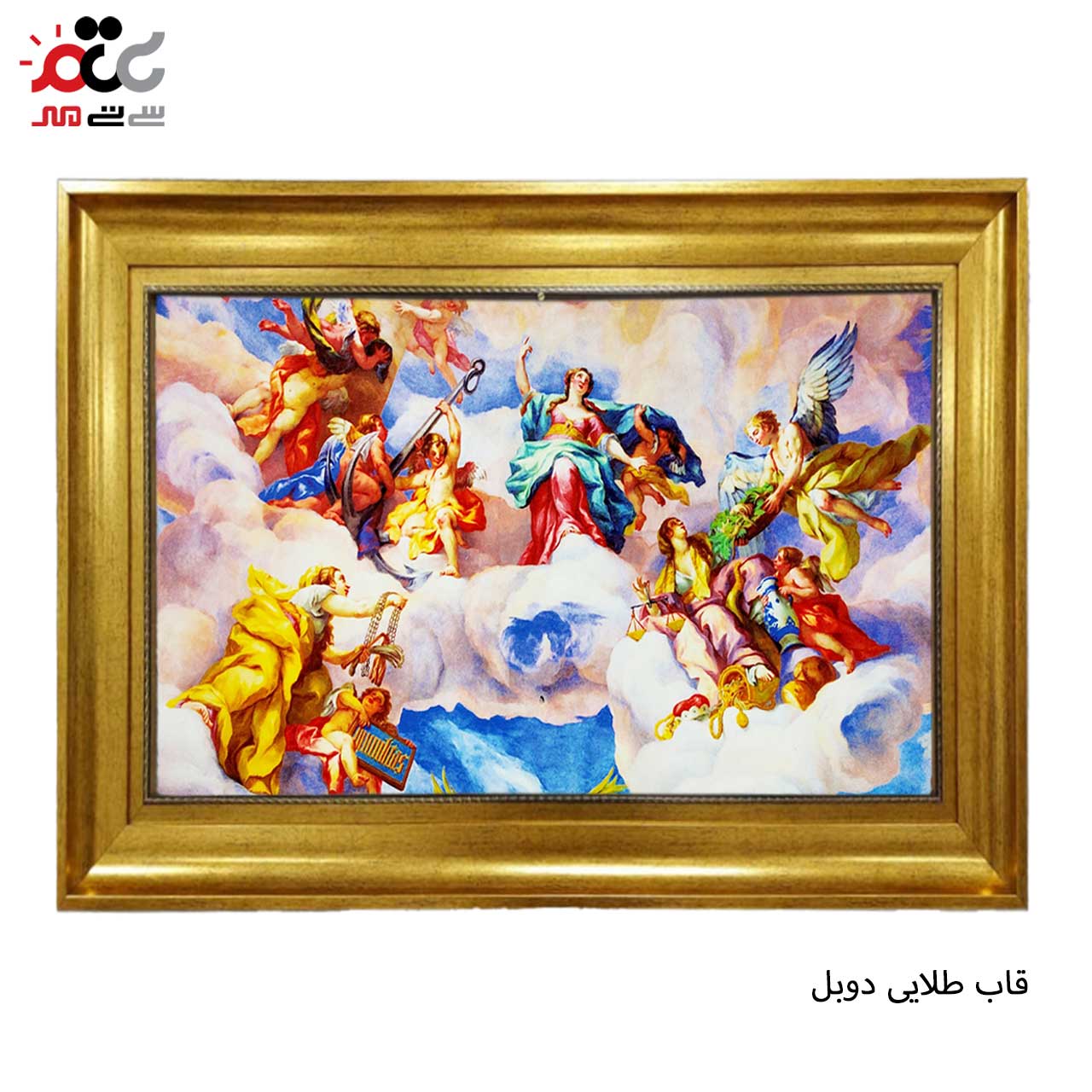 تابلو فرش چاپی طرح بهشت کد 11092 سایز 70×50 سانتی متری