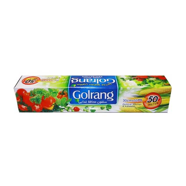 سلفون محافظ غذایی عرض 30 گلرنگ 50 متری