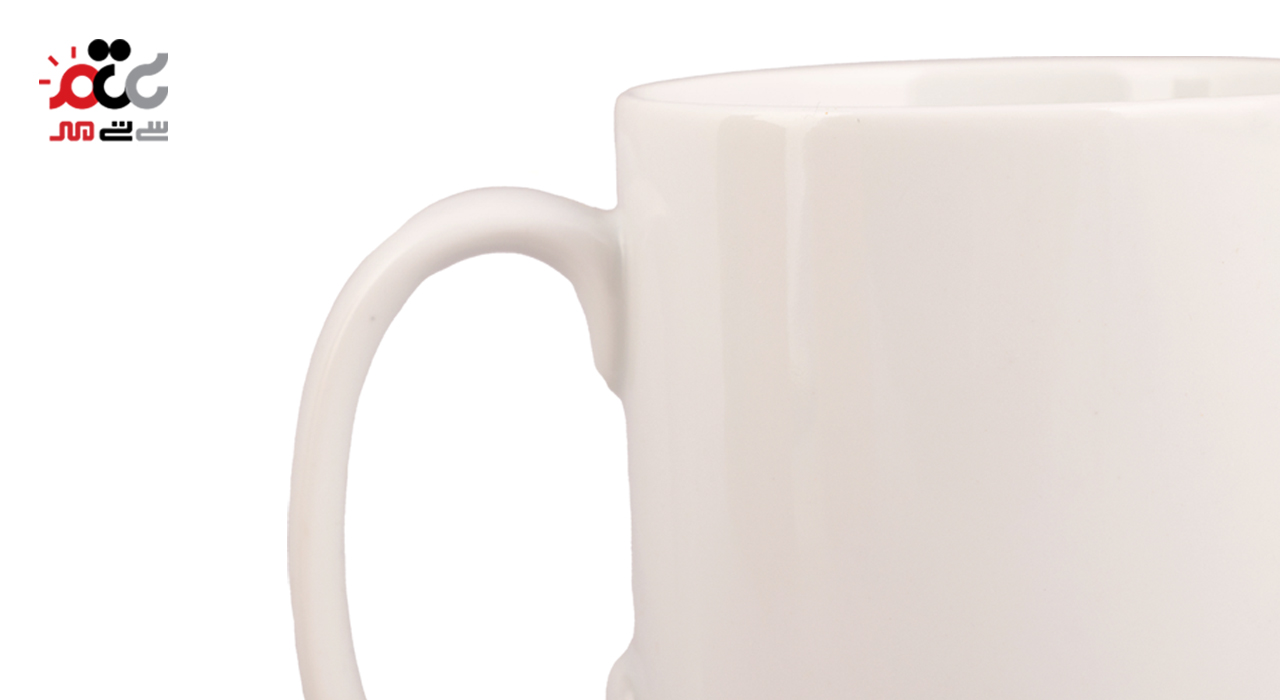 ماگ سفید سرامیکی کد 14