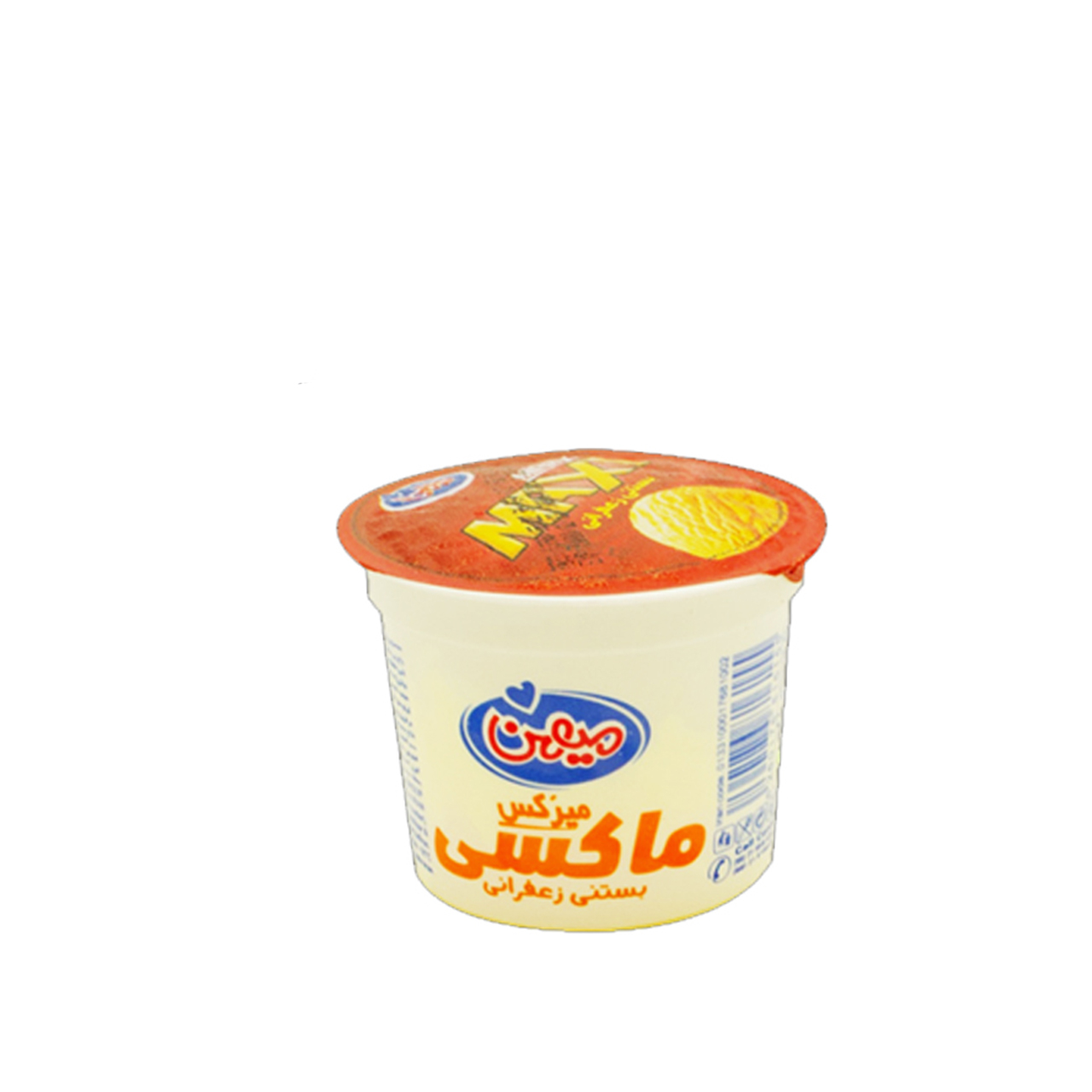 بستنی لیوانی زعفرانی  میهن  مدل ماکسی  میرکس 60 گرمی