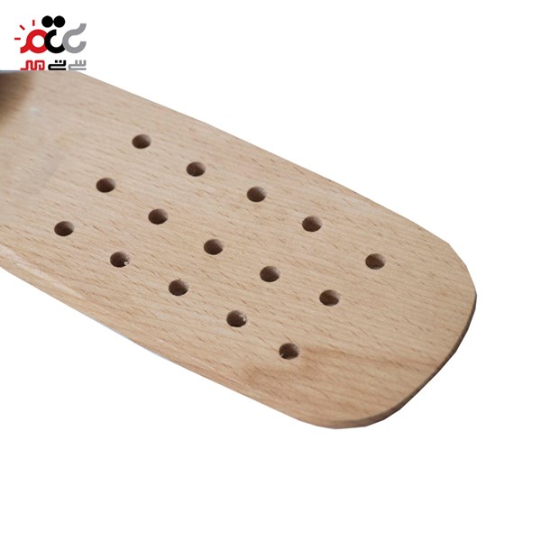 کفگیر چوبی مدل سوراخ دار