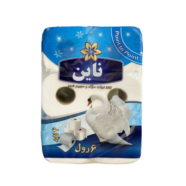 دستمال توالت ناین مدل point to point بسته 6 عددی