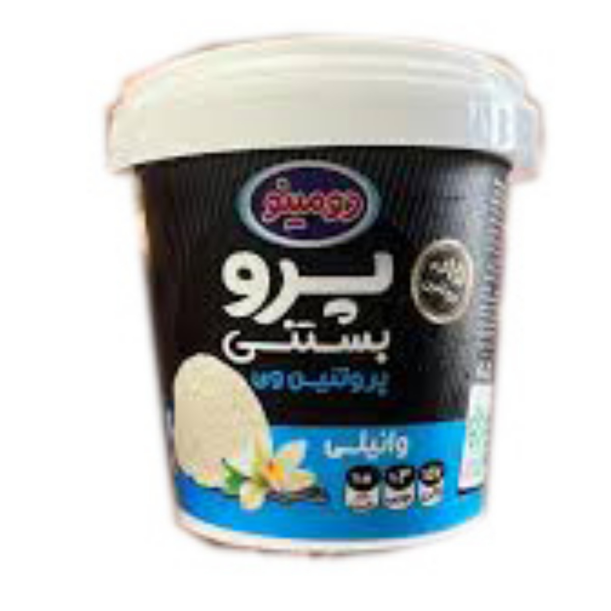 بستنی پروتئین وی وانیلی دومینو 110 گرمی