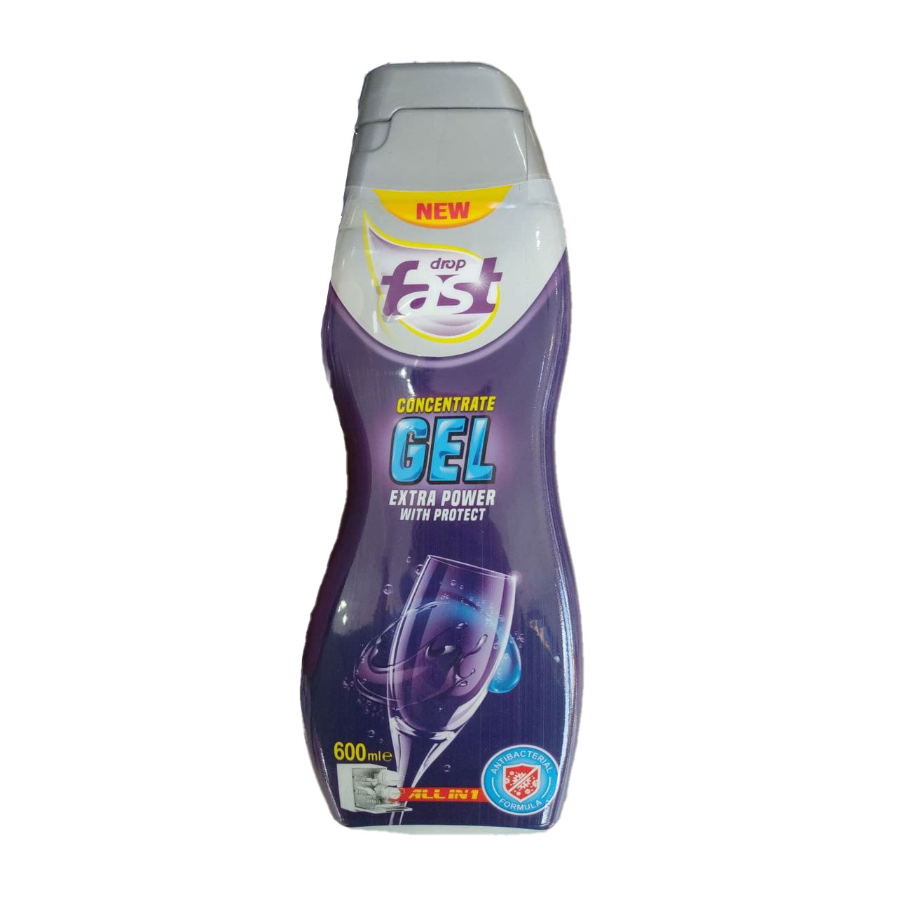 ژل ماشین ظرفشویی فست دراپ آنتی باکتریال 600 میلی لیتر