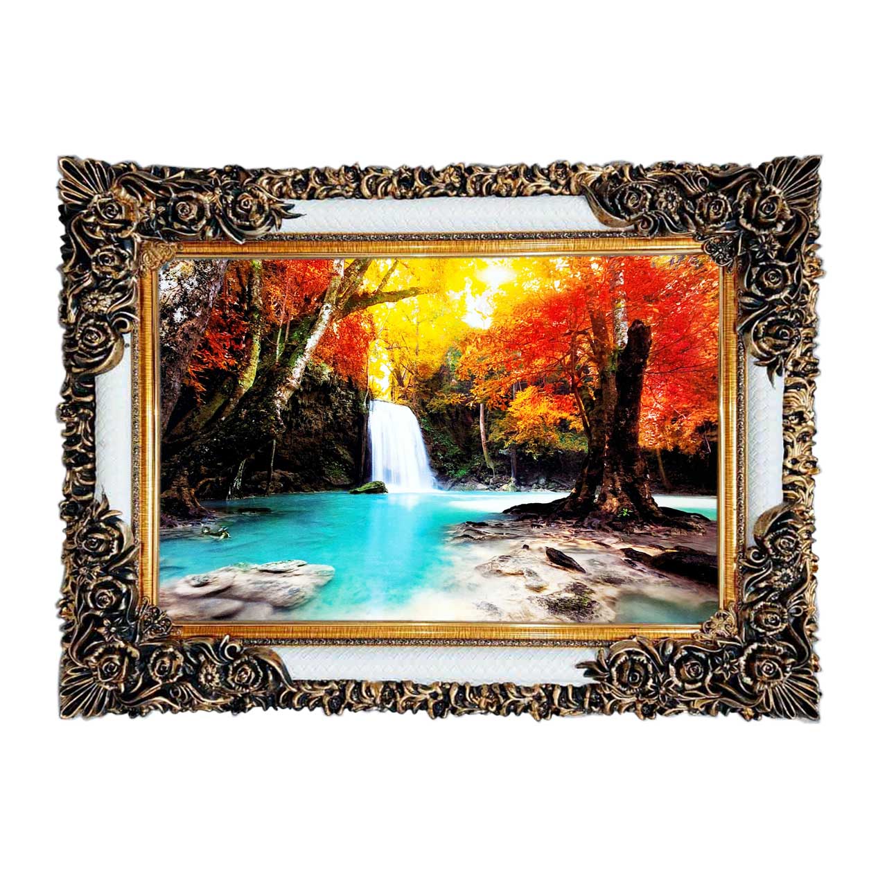 تابلو فرش با زیبا ترین قاب