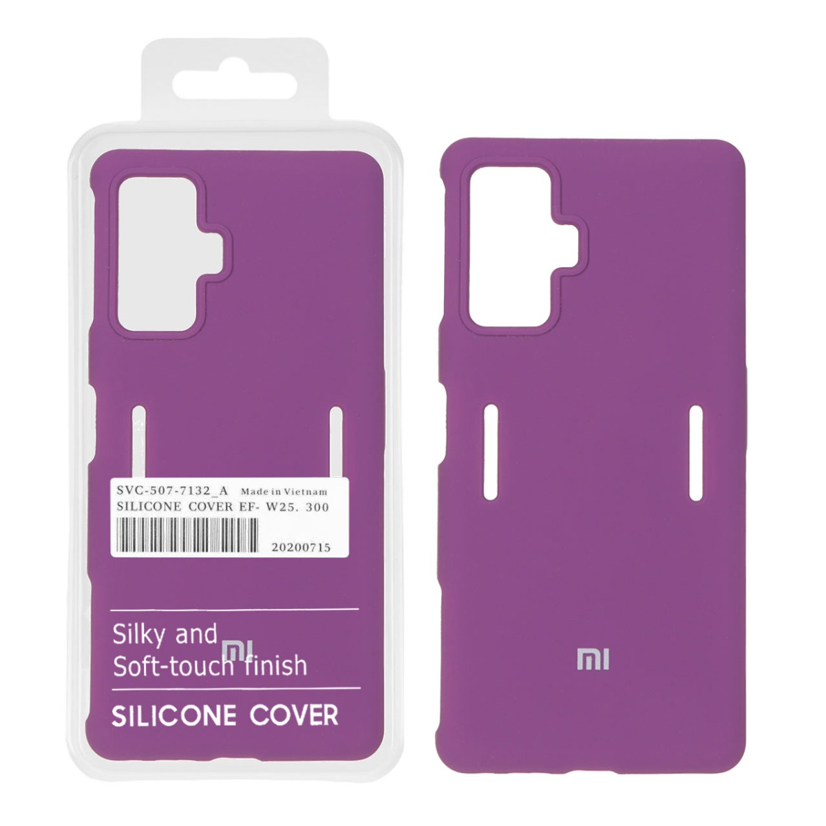 قاب سیلیکونی پاک کنی اورجینال درجه یک Xiaomi Poco F4 GT / Redmi K50 Gaming - ارغوانی (پک دار)
