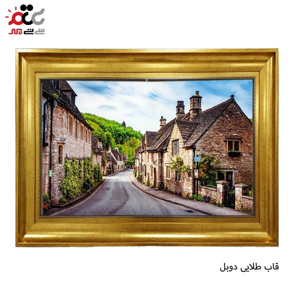 تابلو فرش طرح منظره ی فانتزی کد 10086 سایز 50×50 سانتی متری