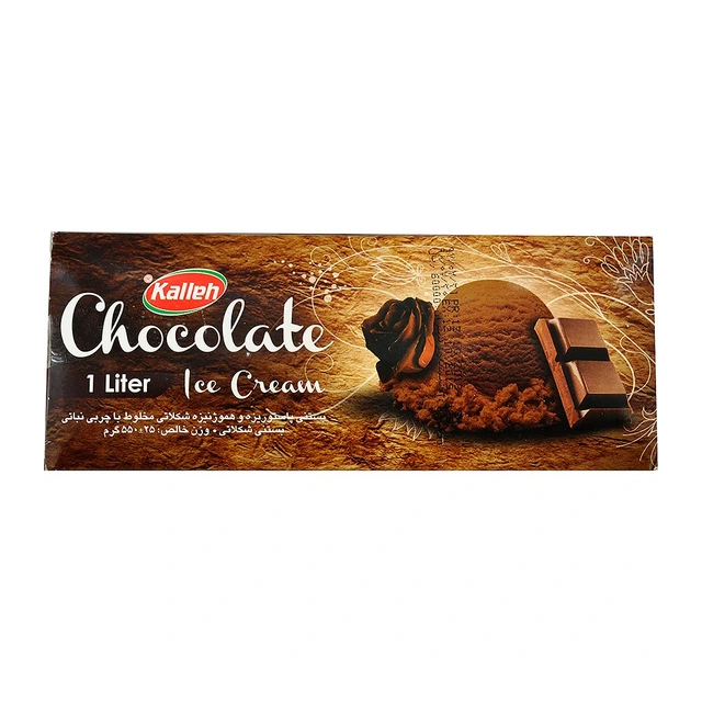 بهترین بستنی شکلاتی کاله 1000 میلی لیتری