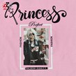 بلوز دخترانه طرح princess صورتی رنگ کد 33