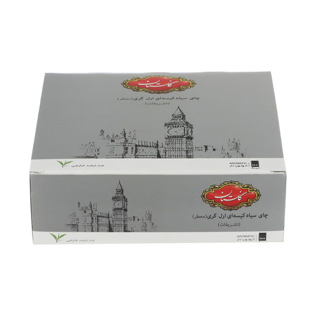چای کیسه ای ارل گری تشریفات گلستان 100 عددی