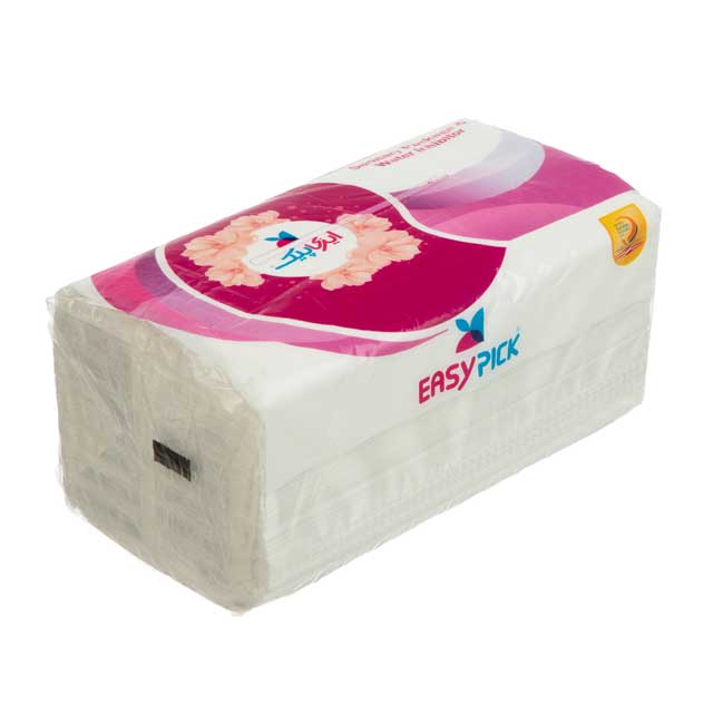 دستمال کاغذی اقتصادی ایزی پیک 200 برگ دولایه