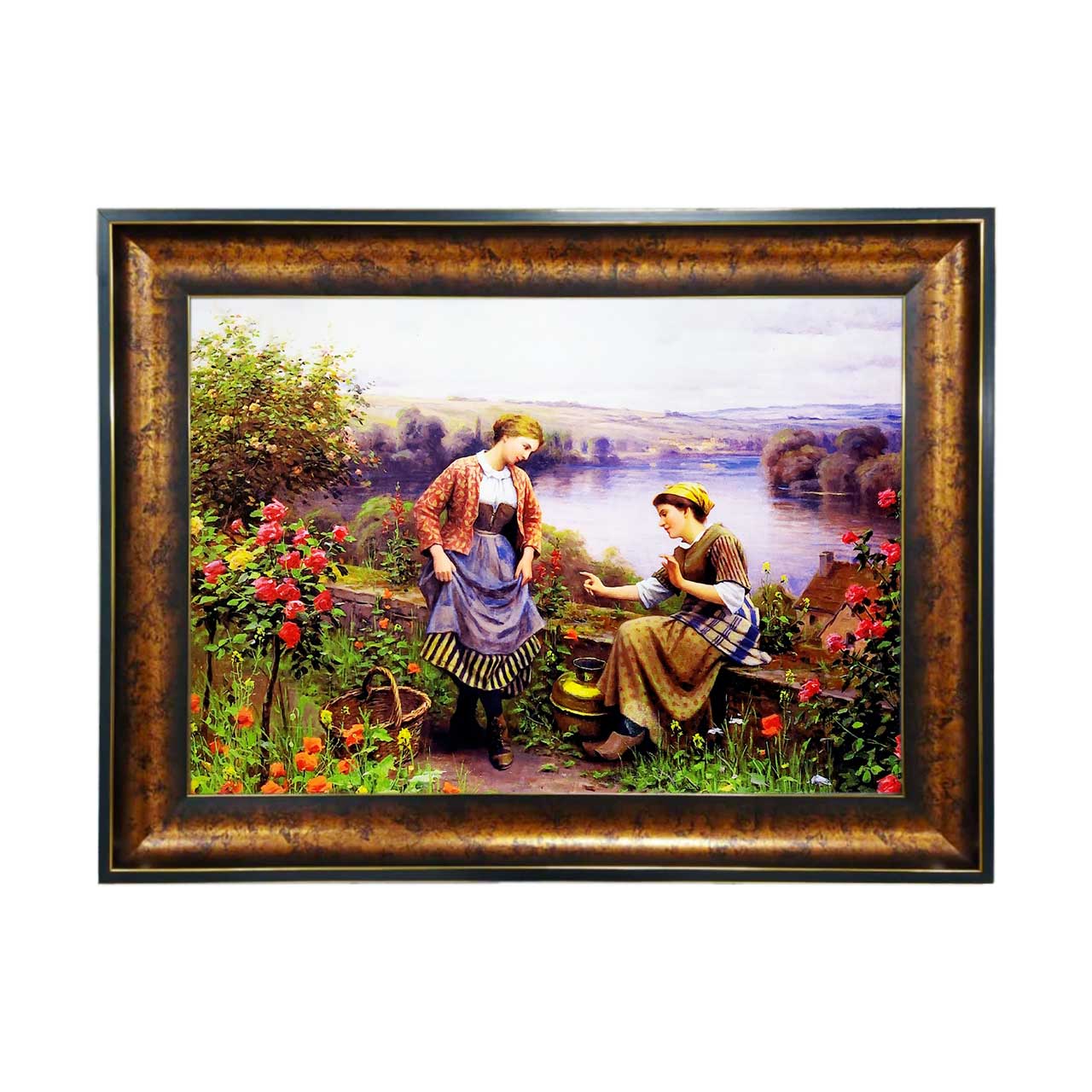 تابلو فرش چاپی طرح رقصنده کد 11008 سایز 50×35 سانتی متری