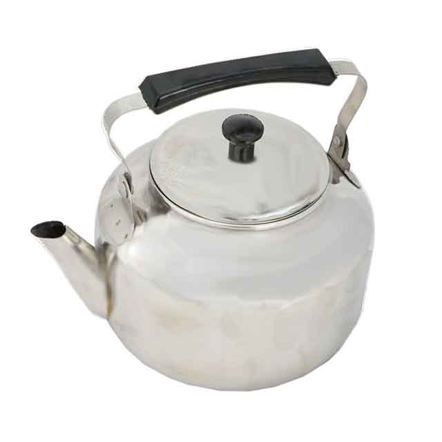 کتری استیل مدل شقایق لوله دار 10 لیتر