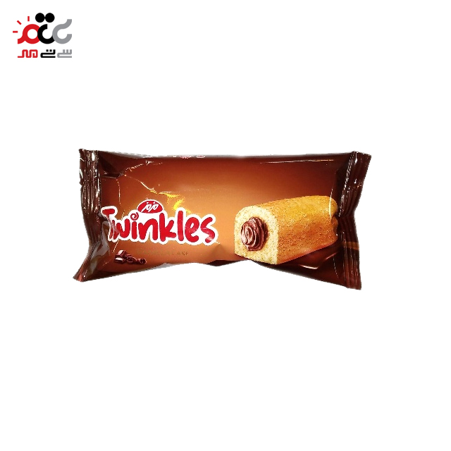 قیمت  کیک وانیلی مزمز مدل twinkles با کرم کاکائو 40 گرمی