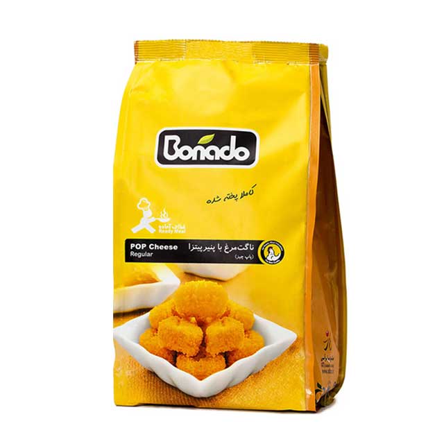 ناگت مرغ با پنیر پیتزا بون آدو 450 گرمی