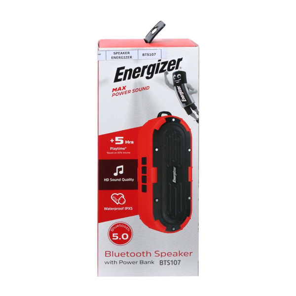 اسپیکر بلوتوثی Energizer مدل BTS107 - قرمز