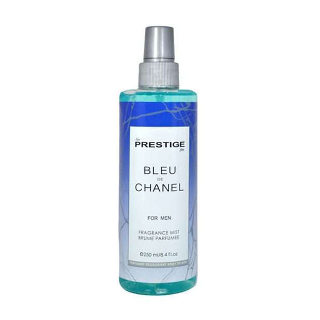 بادی اسپلش مردانه پرستیژ مدل Blue De Chanel حجم 250 میلی لیتری