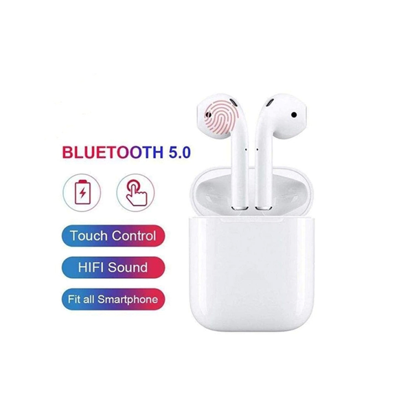 ایرفون بی سیم مدل i12 TWS - سفید