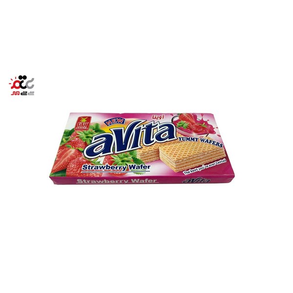 ویفر کرمدار با طعم توت فرنگی آناتا 160 گرمی