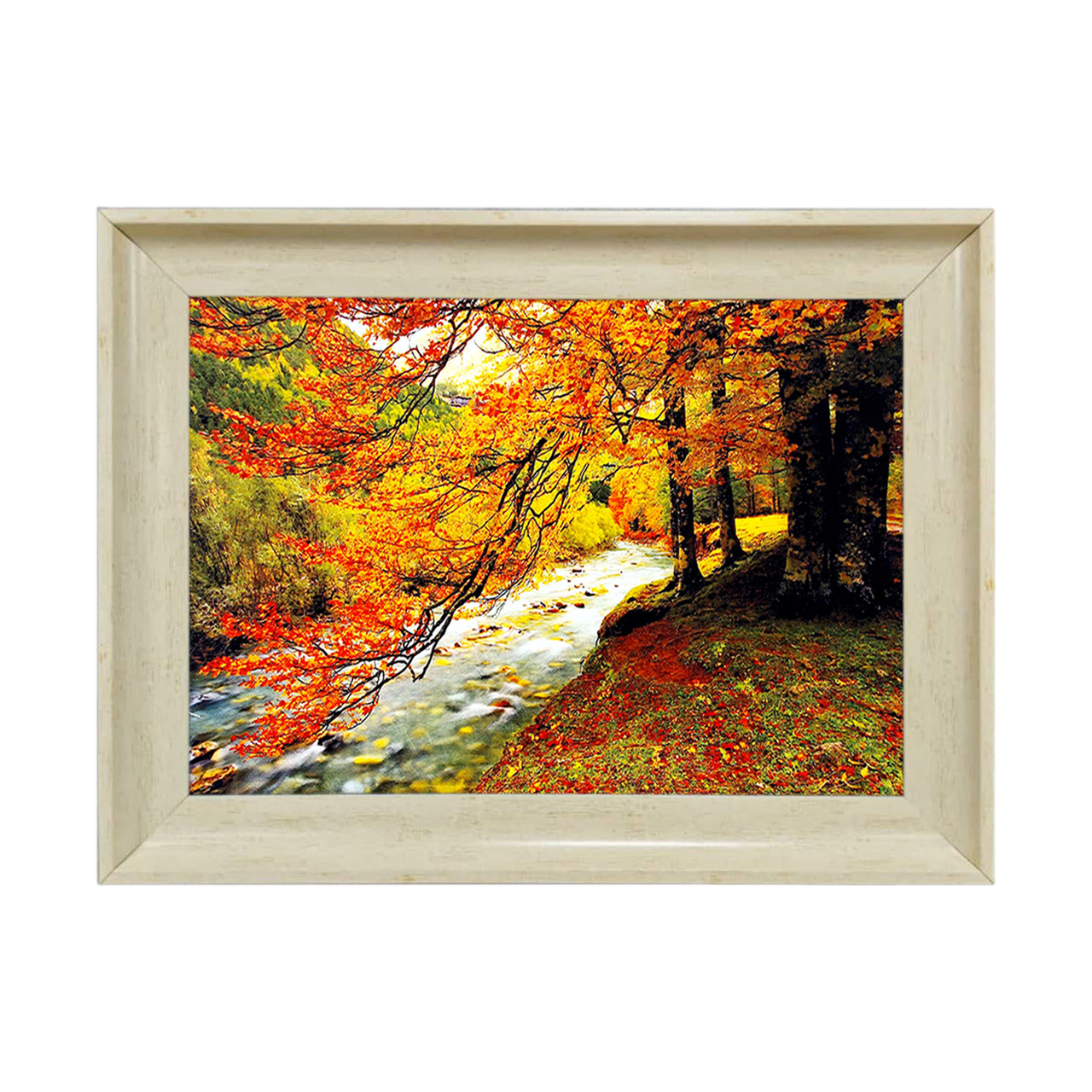 تابلو فرش چاپی طرح جاده کد 10211 سایز 50×35 سانتی متری