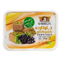 حلوا ارده با شیره انگور شیر رضا 372 گرمی