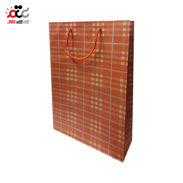 قشنگترین ساک هدیه  طرح  چهار خونه