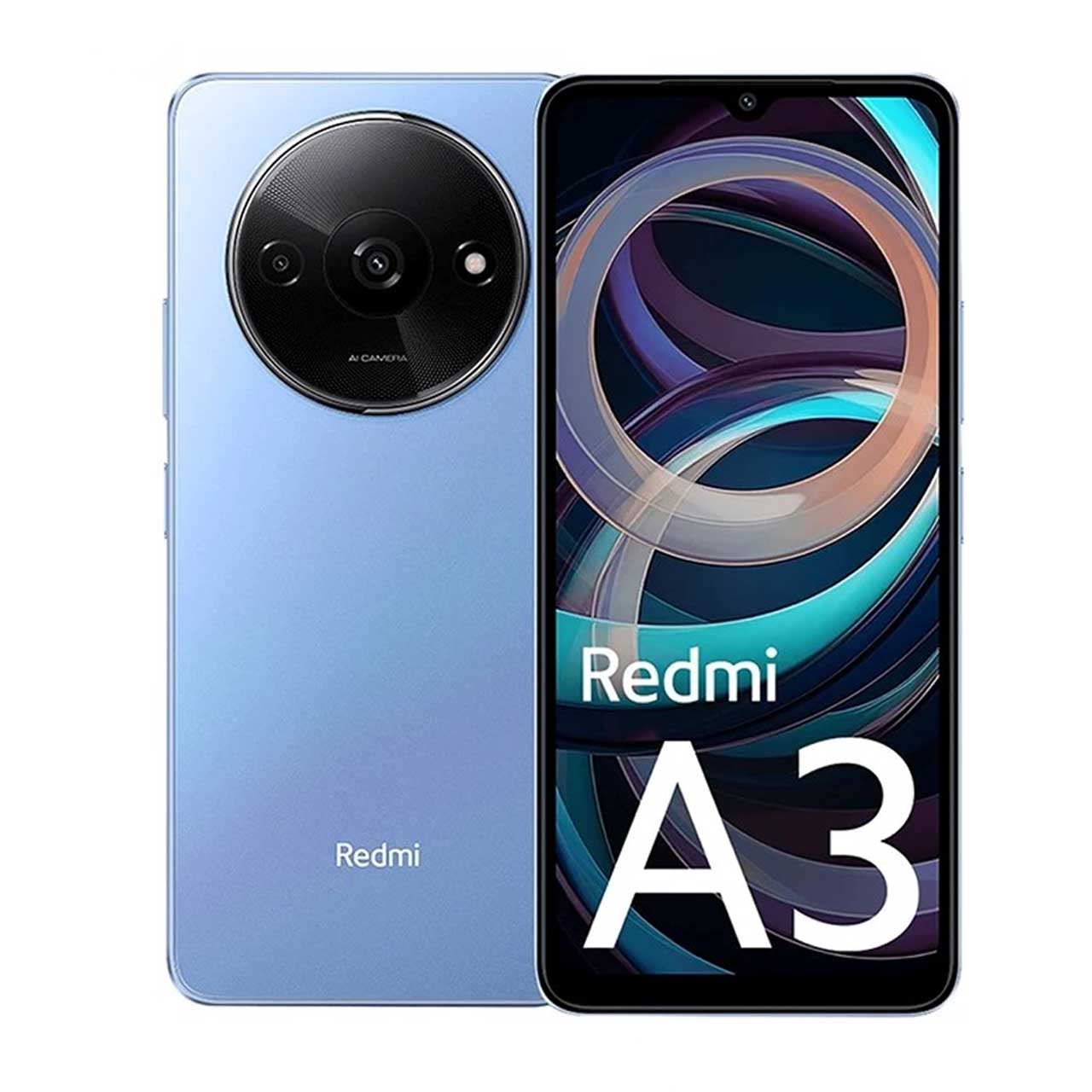 گوشی موبایل Xiaomi مدل Redmi A3 (RAM 4) ظرفیت 128GB - آبی روشن