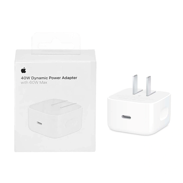 شارژر دیواری اپل مدل MMS - 40W Dynamic Power Adapter with 60W Max (گارانتی شش ماهه YA)