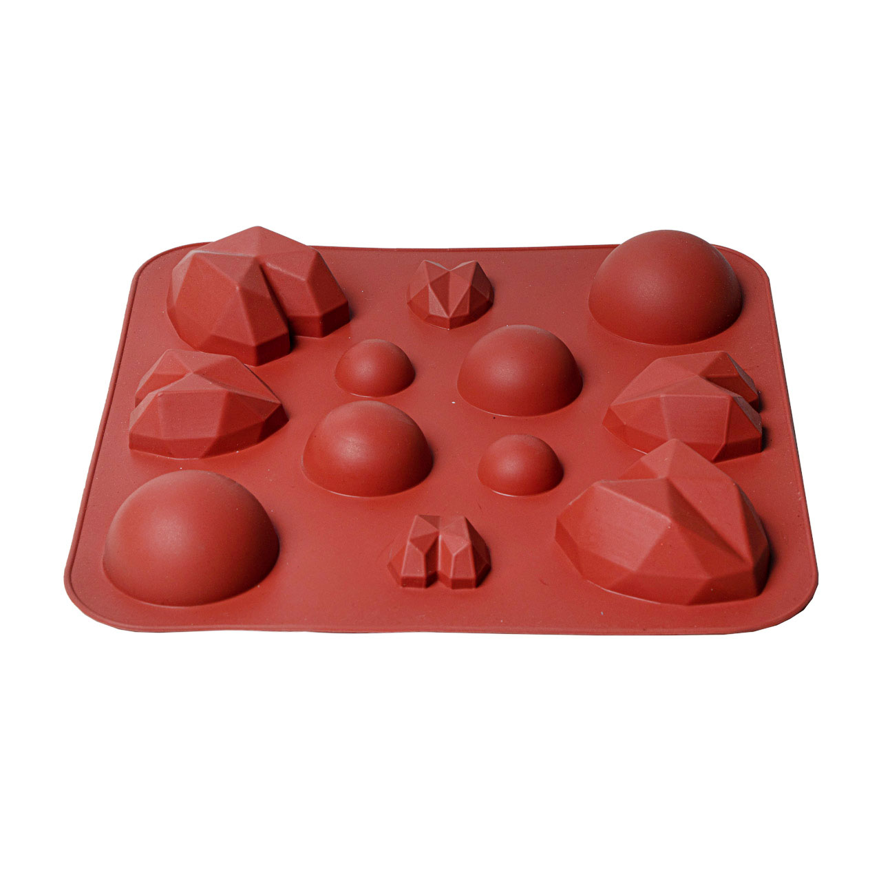 قالب کیک و ژله سیلیکونی مدل قلب سوپرایز و دایره جور