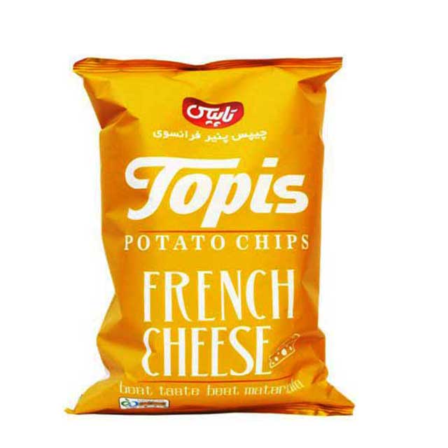 چیپس پنیر فرانسوی تاپیس 65 گرمی