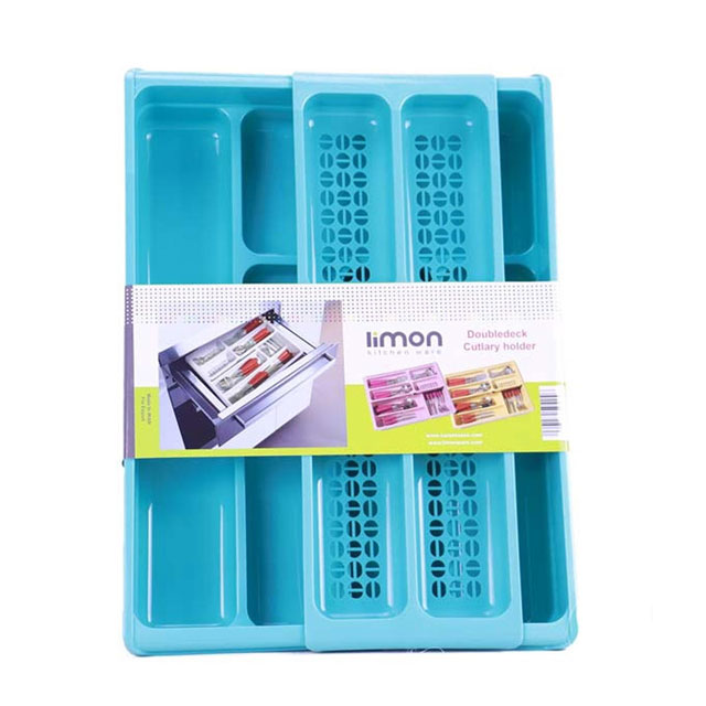 جا قاشقی تو کابینت 2 طبقه وانیلی لیمون