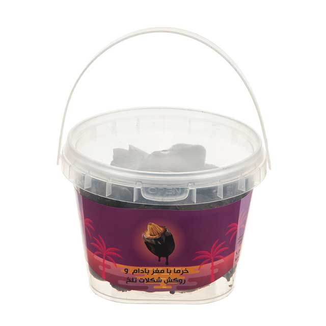 خرما با مغز بادام و روکش شکلات تلخ شیگوار 300 گرمی 