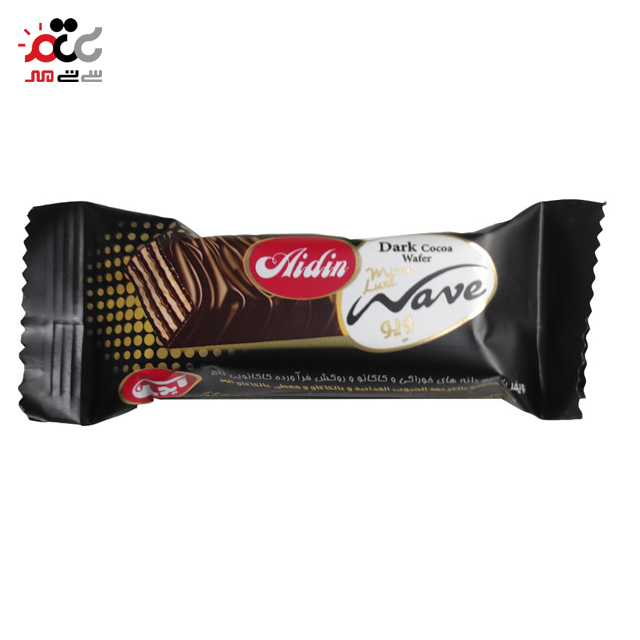 ویفر روکش کاکائو تلخ ویو آیدین 460 گرمی بسته 2 عددی