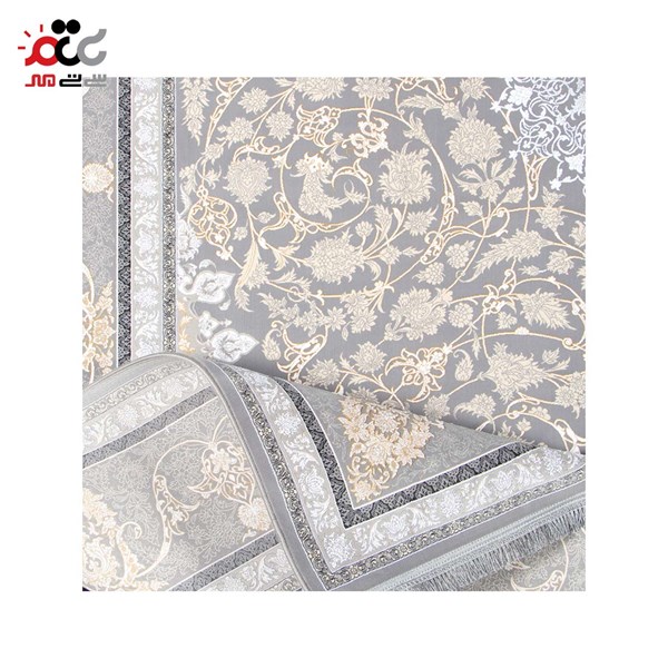 فرش ماشینی طرح سیلور کد 1437