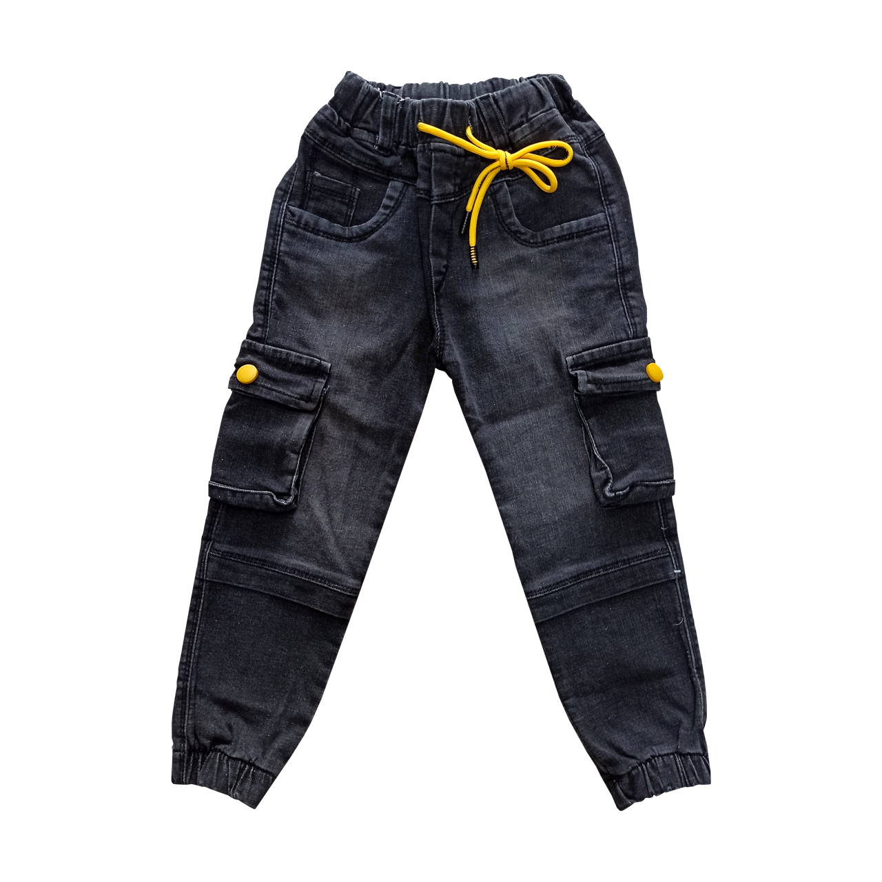 شلوار جین پسرانه طوسی مدل 6 جیب کد 223