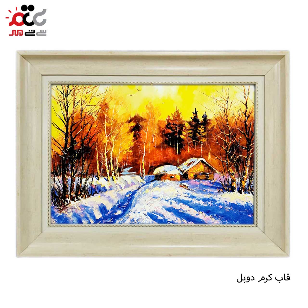 تابلو فرش طرح دار با قاب