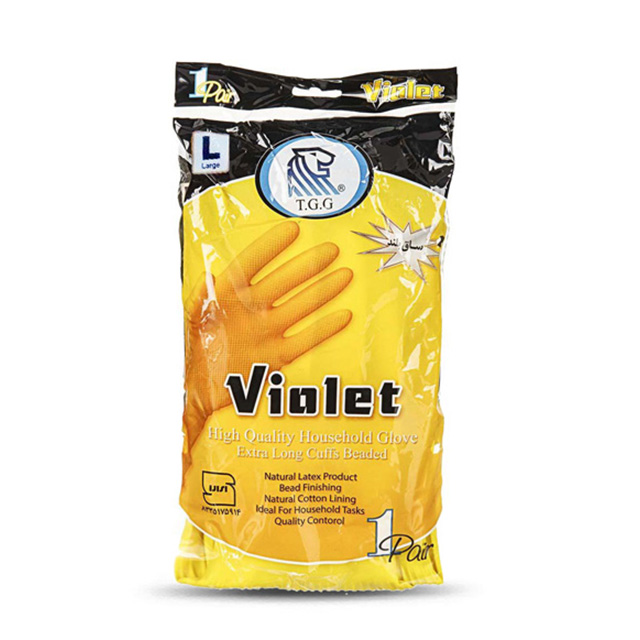 دستکش ساق بلند ویولت سایز بزرگ