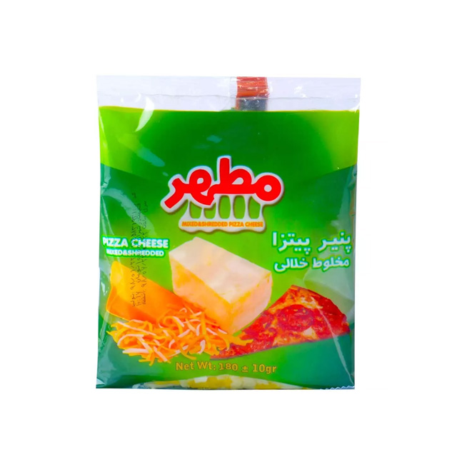 پنیر پیتزا مخلوط خلالی مطهر 180 گرمی