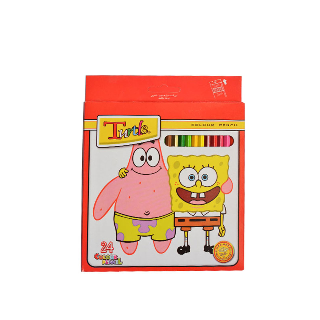 مداد رنگی لاک پشت بسته 24 عددی