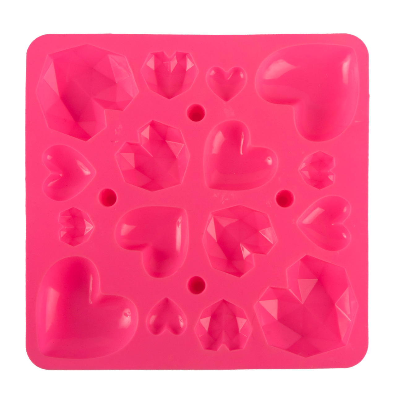قالب کیک و ژله سیلیکونی مدل قلب